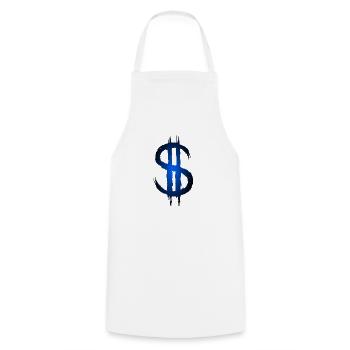 Dollarzeichen Dollar Geld Symbol - Kochschürze - Weiß - Vorne - AI Model Male 185 dark (185cm)