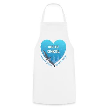 bester Onkel - Kochschürze - Weiß - Vorne - AI Model Male 185 dark (185cm)