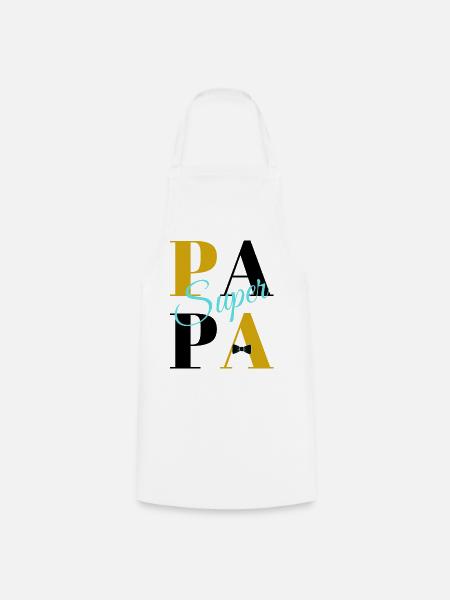 Super Papa - Kochschürze - Weiß