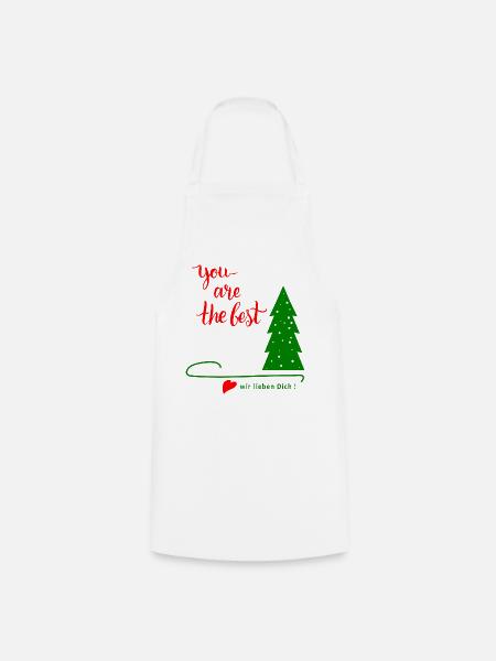 Weihnachten you are the best - Kochschürze - Weiß