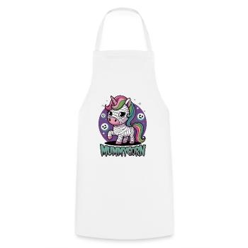Momiemaïs - Tablier de cuisine - blanc - Devant - AI Model Male 185 dark (185cm)