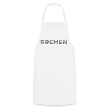 Bremen Germany Hanseatic City Hatching lettering - Cooking Apron - white - Front - AI Model Male 185 dark (185cm)