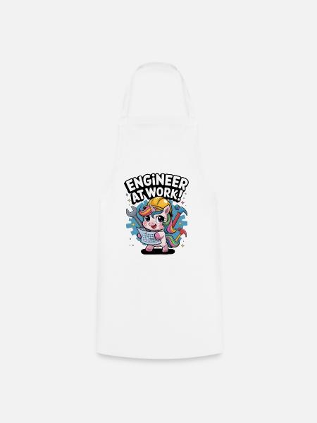 Ingénieur au travail ! - Tablier de cuisine - blanc
