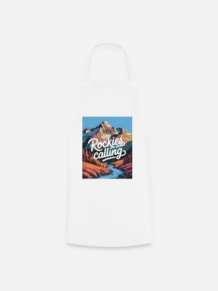 Rockies rufen - Kochschürze - Weiß