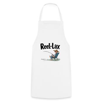 Reel-lax - Cooking Apron - white - Front - AI Model Male 185 dark (185cm)