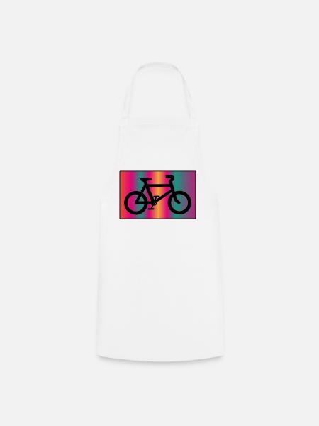 FAHRRAD - Kochschürze - Weiß