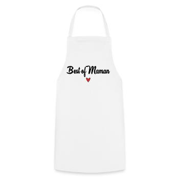 MAMA. MUTTERTAG. SCHÖNEN MUTTERTAG - Kochschürze - Weiß - Vorne - AI Model Male 185 dark (185cm)