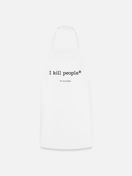 I kill people* - Kochschürze - Weiß