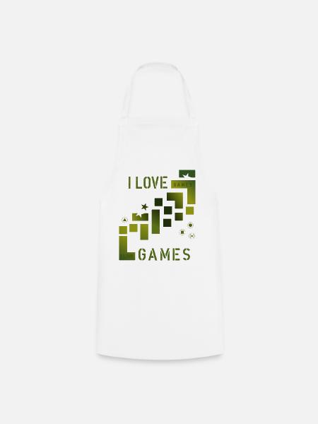 love games - Kochschürze - Weiß