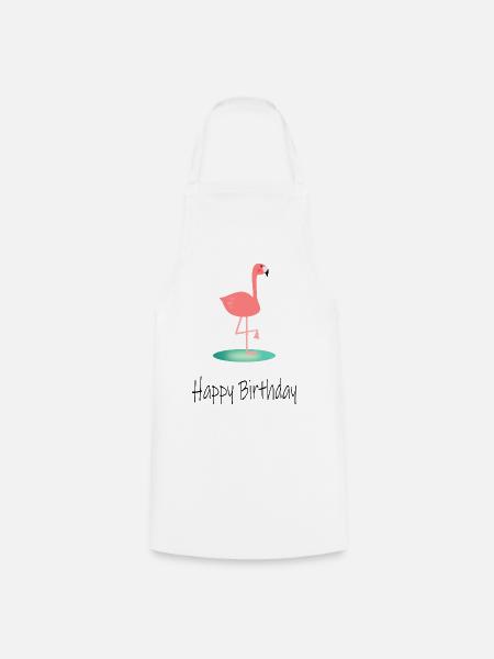 GEBURTSTAG. HAPPY BIRTHDAY. ALLES GUTE ZUM GEBURTSTAG. - Kochschürze - Weiß