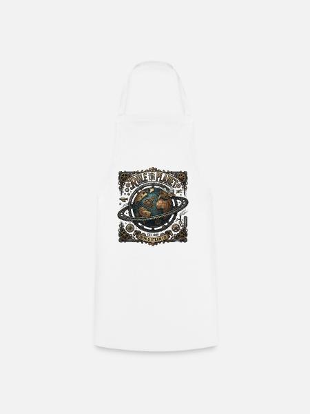 Rule_the_Planet_-_Steampunk - Kochschürze - Weiß