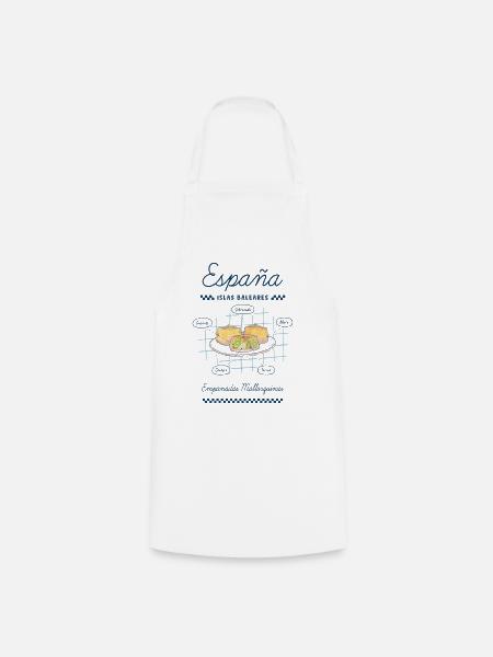 Mallorquinische Empanadas - Kochschürze - Weiß