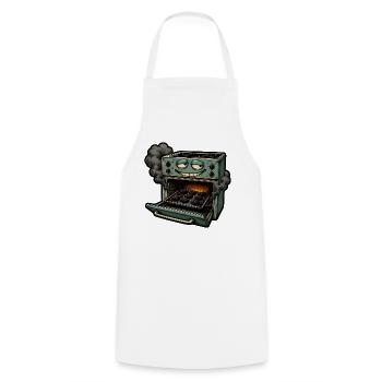 Verbrannte Kekse Backofen Backen Comic T-Shirt - Kochschürze - Weiß - Vorne - AI Model Male 185 dark (185cm)