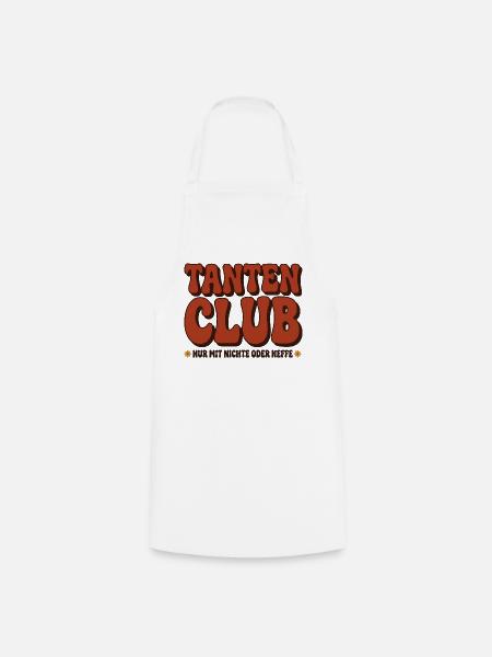 Tantenclub – Nur mit Nichte oder Neffe - Kochschürze - Weiß