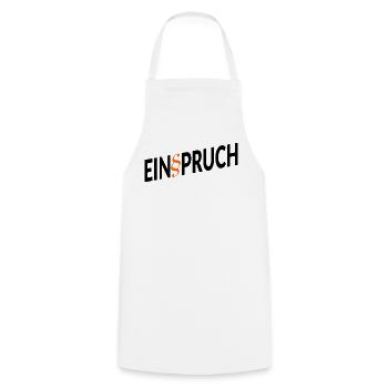 Jura Rechtsanwalt Einspruch - Kochschürze - Weiß - Vorne - AI Model Male 185 dark (185cm)