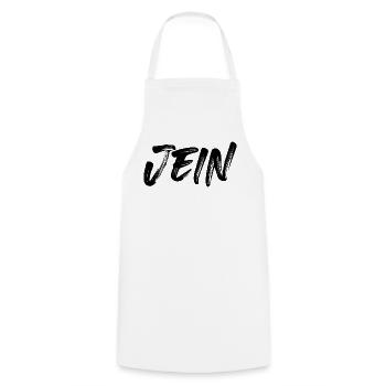 Jein - Kochschürze - Weiß - Vorne - AI Model Male 185 dark (185cm)