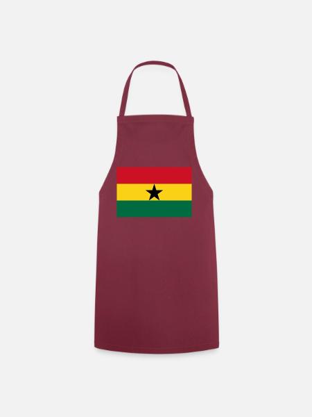 Ghana - Kochschürze - Bordeaux