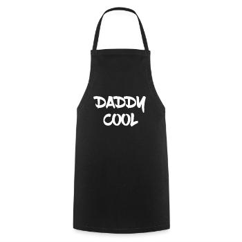 Daddy Cool - Kochschürze - Schwarz - Vorne - AI Model Male 185 dark (185cm)