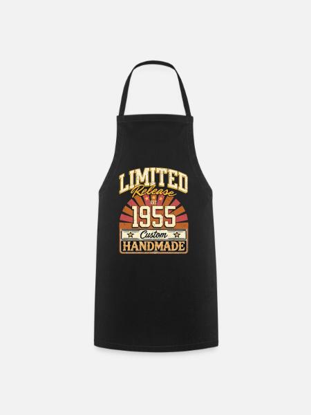 Limited 1955 Lustige Sprüche Geschenk Geburtstag - Kochschürze - Schwarz