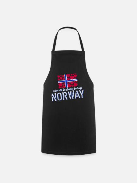 Norwegen Norge Norway - Kochschürze - Schwarz