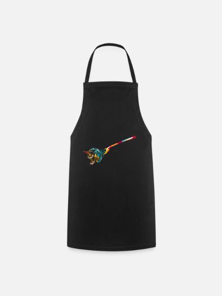 Herzhafter Spaghetti Kochabend - Kochschürze - Schwarz