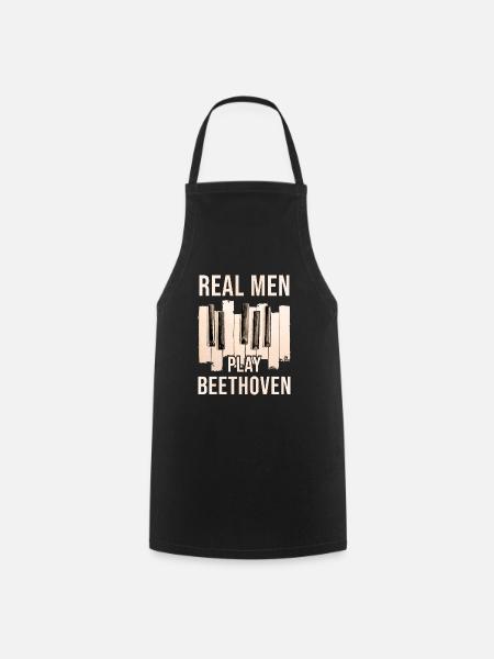 Beethoven - Tablier de cuisine - noir