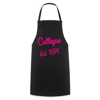 RETIREMENT. RETIREMENT. RETIRED. RETIREMENT - Cooking Apron - black - Front - AI Model Male 185 dark (185cm)