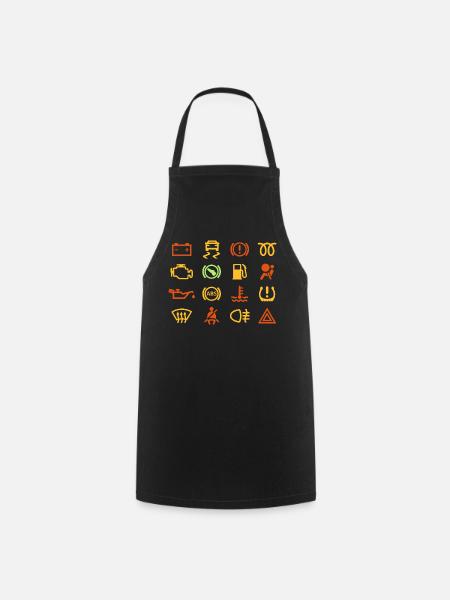 Voyants de voiture - Tablier de cuisine - noir