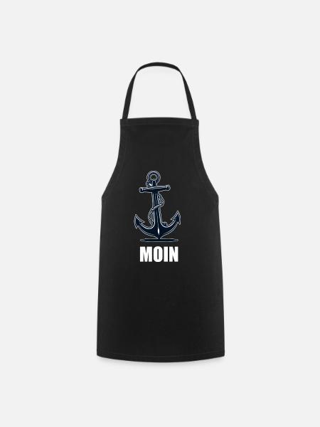 Moin Anker - Kochschürze - Schwarz