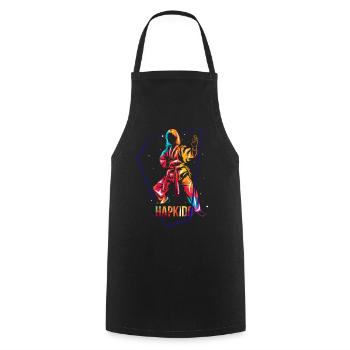 Vielseitige Hapkido Selbstverteidigung - Kochschürze - Schwarz - Vorne - AI Model Male 185 dark (185cm)