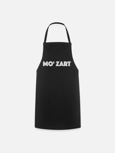 Mozart Wolfgang Amadeus - Tablier de cuisine - noir