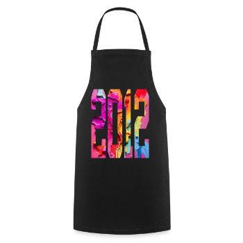 BUNT 14TH BIRTHDAY 2012 - Cooking Apron - black - Front - AI Model Male 185 dark (185cm)