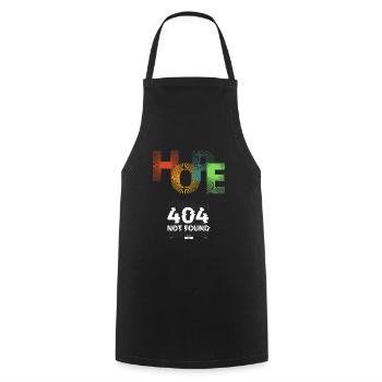 Hope not found 404 - Kochschürze - Schwarz - Vorne - AI Model Male 185 dark (185cm)