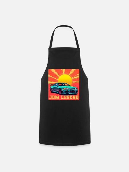 JDM Legend Sonnenaufgang - Kochschürze - Schwarz