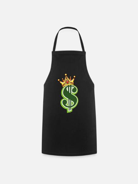 Money King – Cash & Hustle Streetwear Motiv - Kochschürze - Schwarz