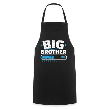 Großer Bruder 2022 Loading - Kochschürze - Schwarz - Vorne - AI Model Male 185 dark (185cm)