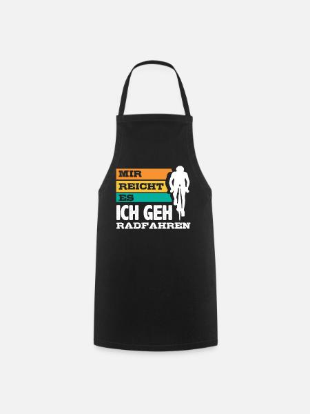 Lustiges Fahrrad Rennrad Gravel Radsport Geschenk - Kochschürze - Schwarz