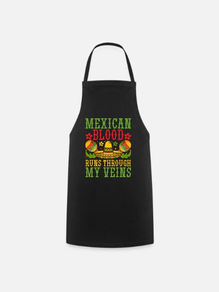 Mexican Mexico - Kochschürze - Schwarz