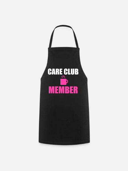 Care Club Club Mitglied Kaffee-Tee - Kochschürze - Schwarz