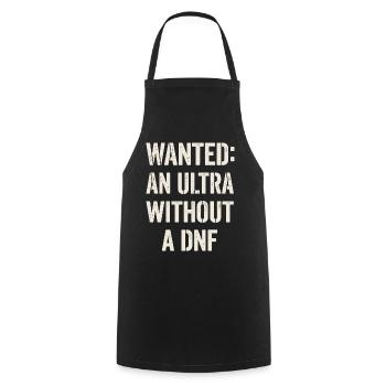 Ultra Running – Gesucht: Ein Ultra ohne DNF - Kochschürze - Schwarz - Vorne - AI Model Male 185 dark (185cm)