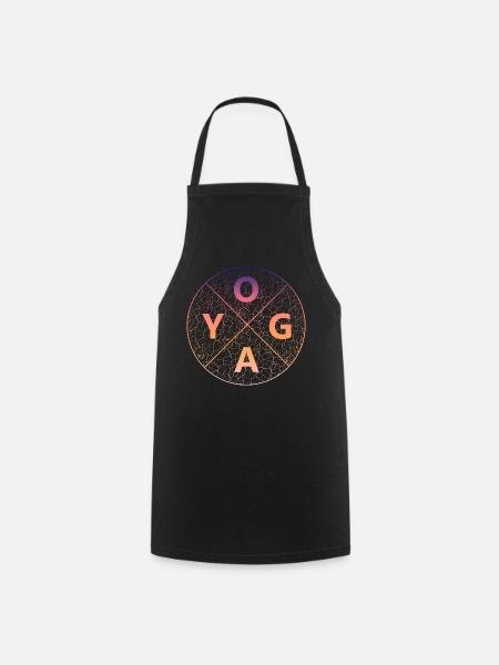 Yoga - Kochschürze - Schwarz