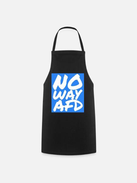 NO WAY AFD! - Kochschürze - Schwarz