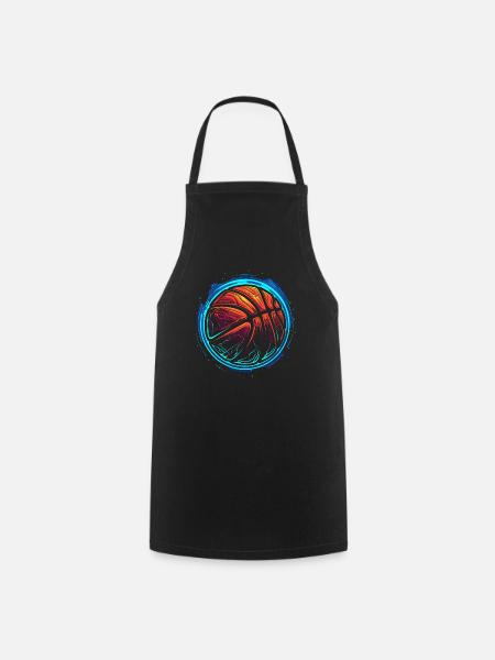 Basketball Ball Steamwave - Kochschürze - Schwarz
