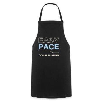 Easy Pace - Kochschürze - Schwarz - Vorne - AI Model Male 185 dark (185cm)