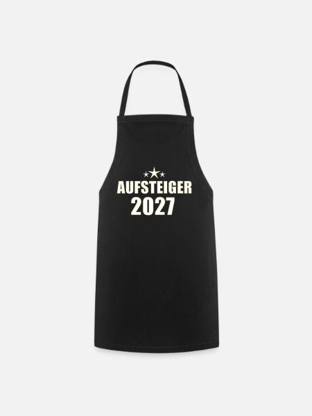 Aufsteiger 2027 - Kochschürze - Schwarz