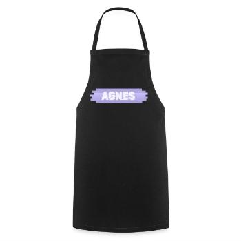Saeugling Agnes - Kochschürze - Schwarz - Vorne - AI Model Male 185 dark (185cm)