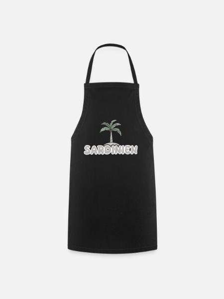 Urlaub Sardinien - Kochschürze - Schwarz