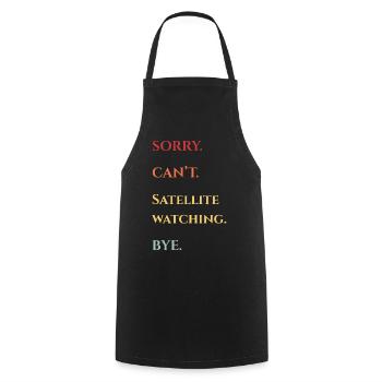 Sorry, Kann Nicht Satelliten Schauen - Kochschürze - Schwarz - Vorne - AI Model Male 185 dark (185cm)
