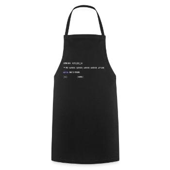 Lustiger Programmierer Spruch New Gen Same Old Pro - Kochschürze - Schwarz - Vorne - AI Model Male 185 dark (185cm)