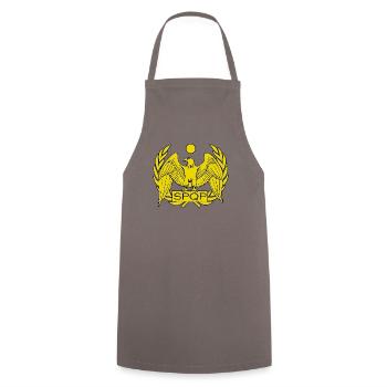 Roma Römisch Römischer Reich SPQP Polonia Polen - Kochschürze - Grau - Vorne - AI Model Male 185 dark (185cm)